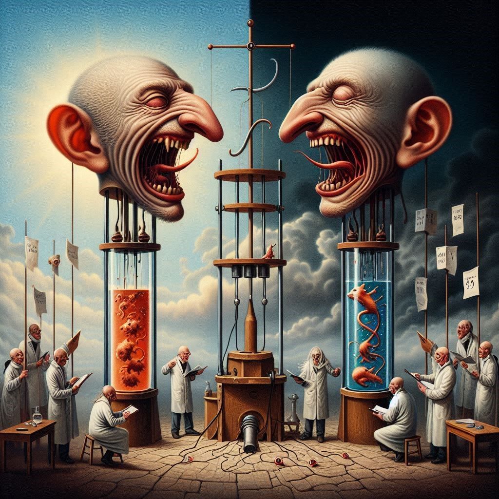 A perverse exchange has been established between polls which...