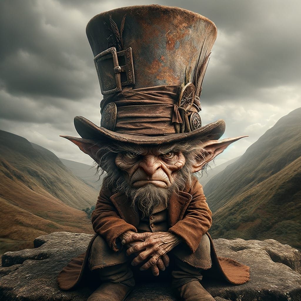 Little Man, Big Hat  by @Mike Siscoe