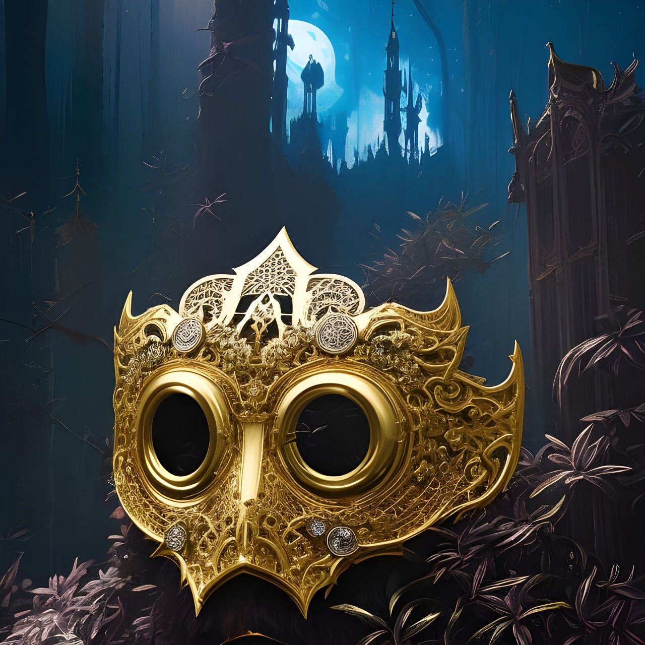 The Sacred Mask of Midas, so gold and glorious.  by @nana