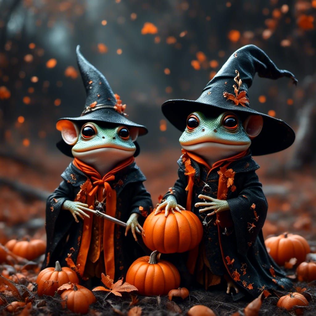 Dressed up for Halloween