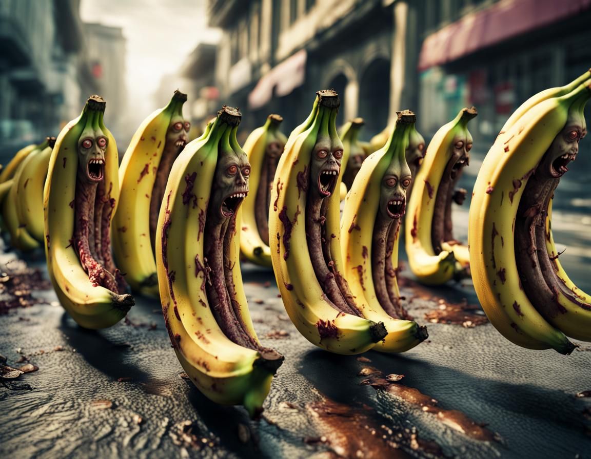 Zombie banana horde