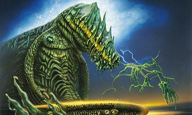 evil Reptilian Humanoid