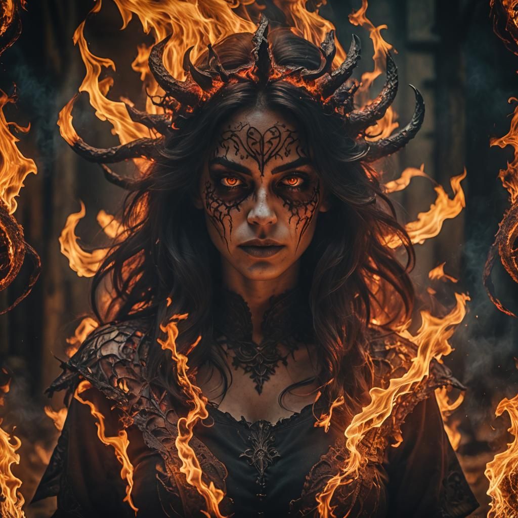 Firey Portrait