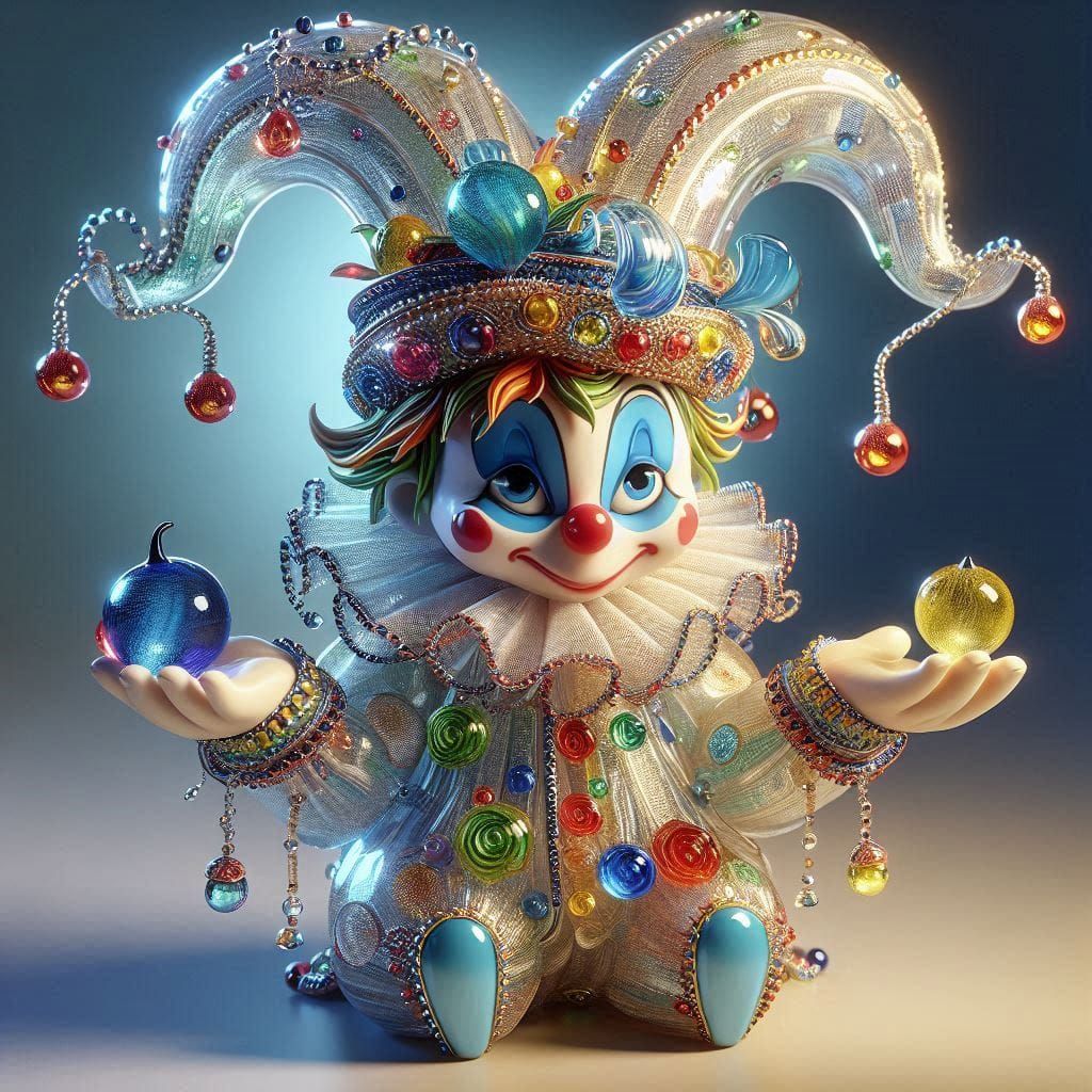 Enameled Glass Figurine