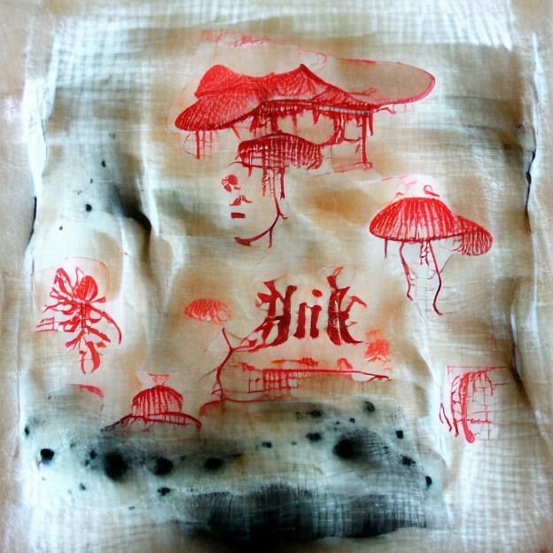 Ink on rice paper: cozy 
