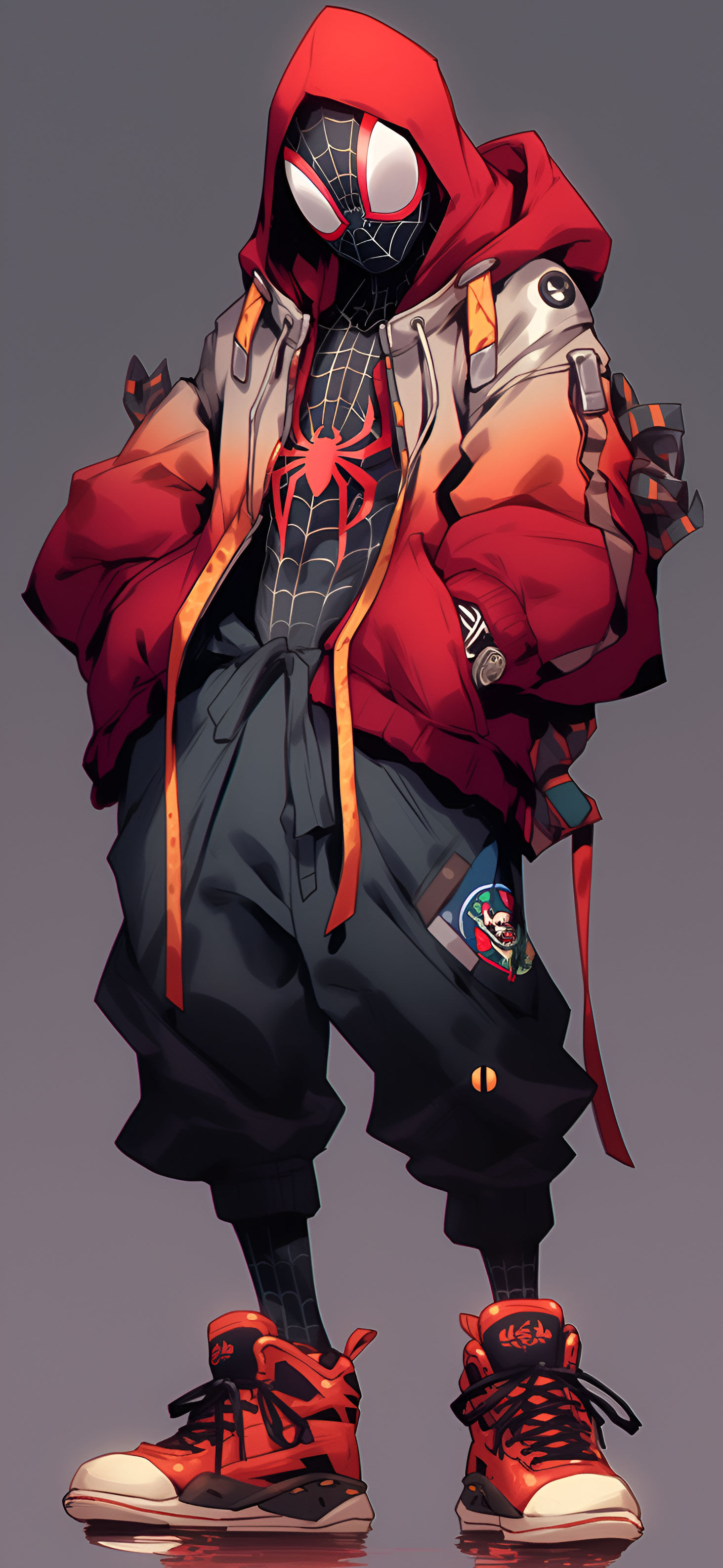 Miles Morales as a ganster