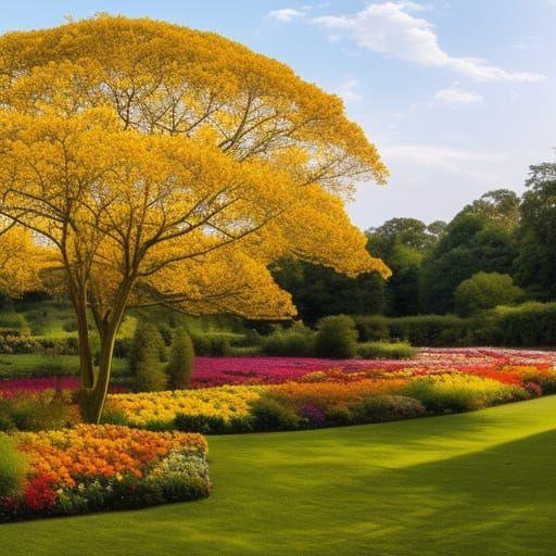 Autumn Toned Garden