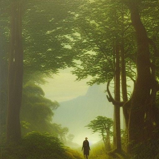 Alone in the sublime