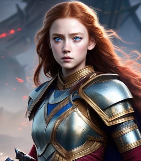 Warrior girl  by @Jedi