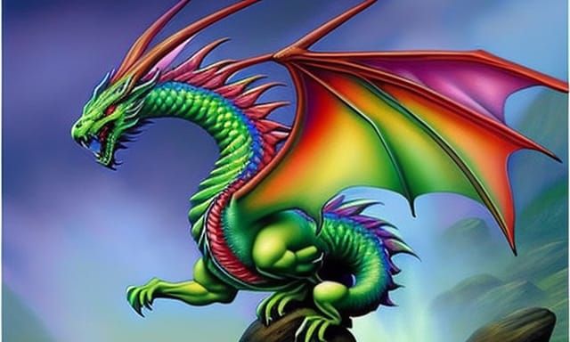 rainbow dragon Flies again