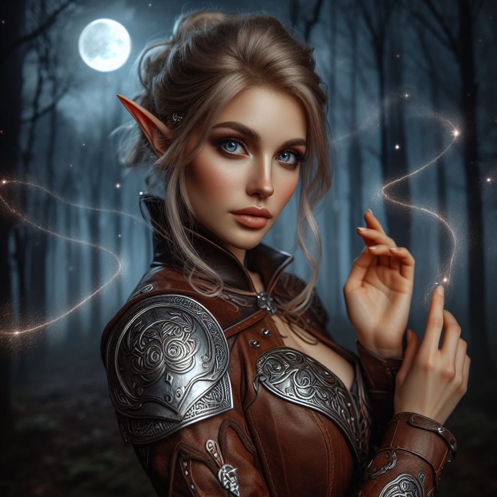 Elven sorceress