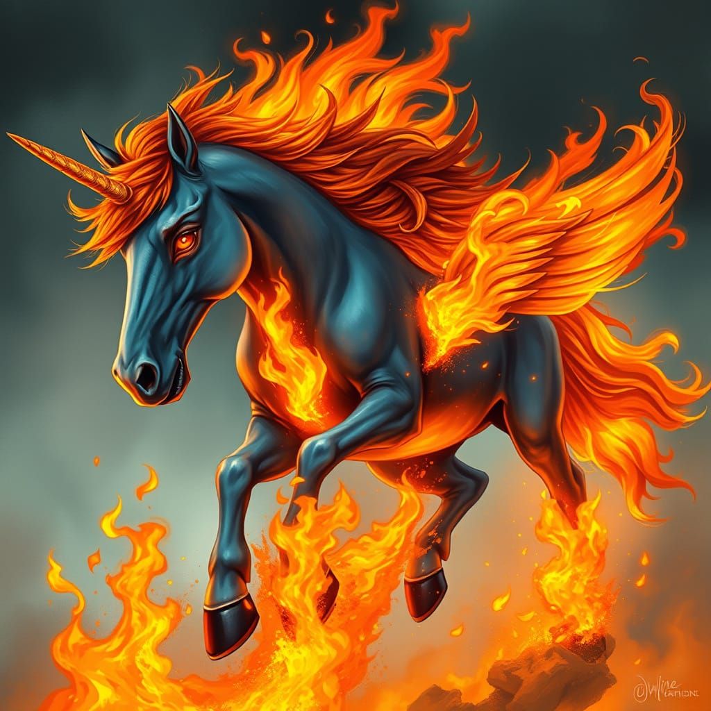 Fire racer  by @CutePony