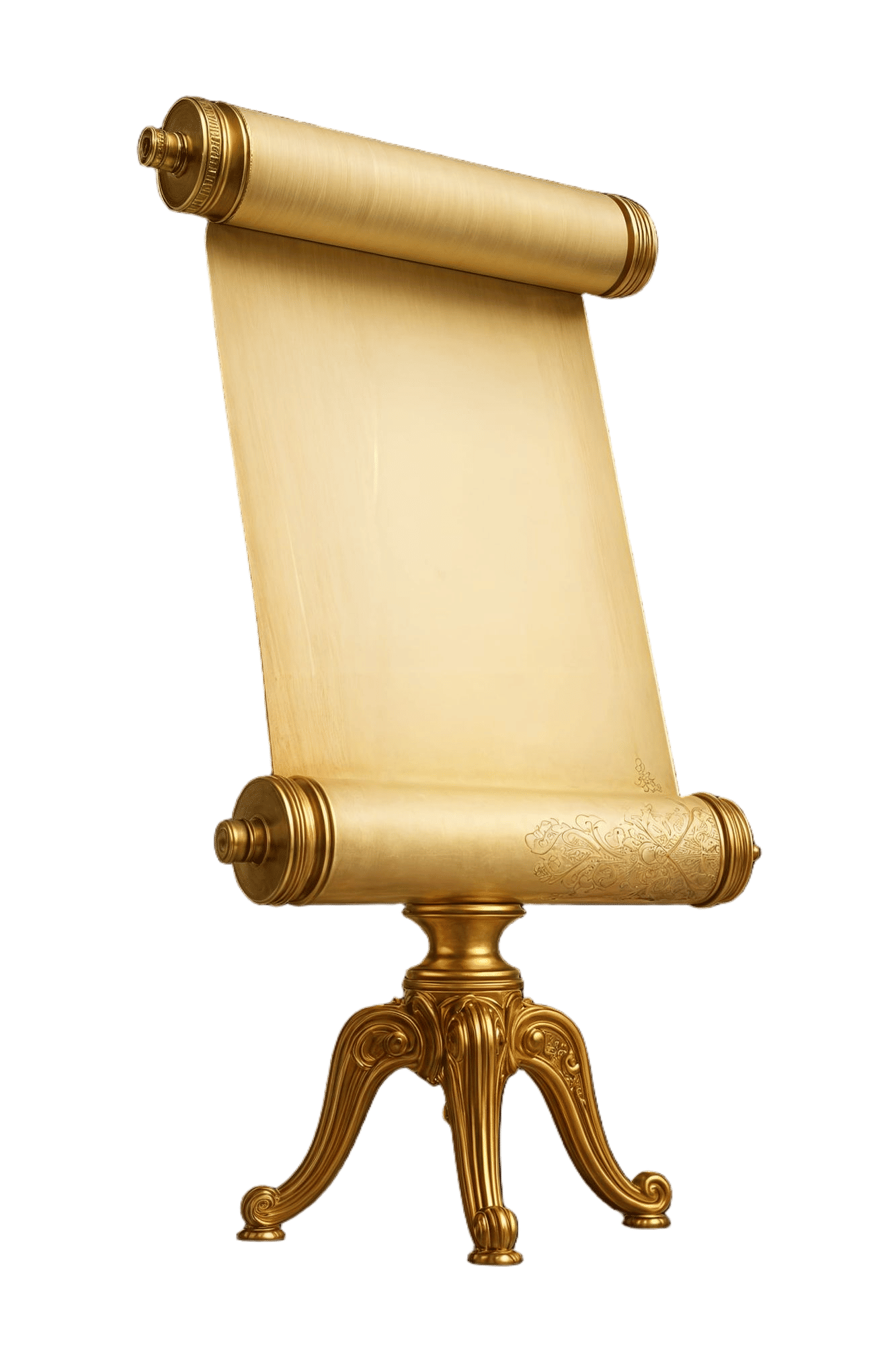 Golden Scroll Display