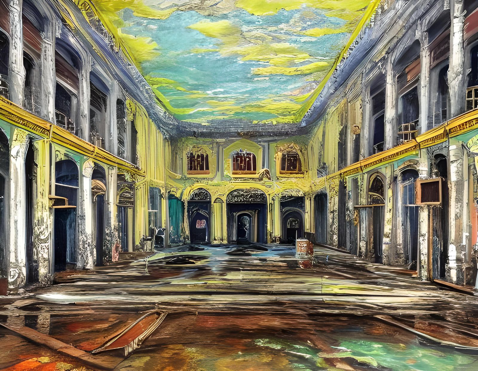 The forgotten, dirty and dilapidated casinos of Havana.. hyp...