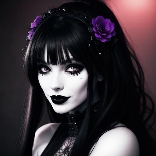 goth portrait - AI Generated Artwork - NightCafe Creator