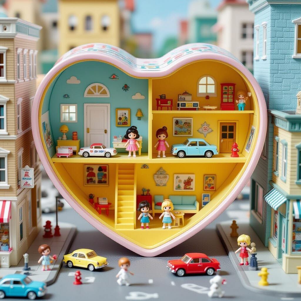 Polly Pocket Vibes in the Little Big City.  by @Ouchtown