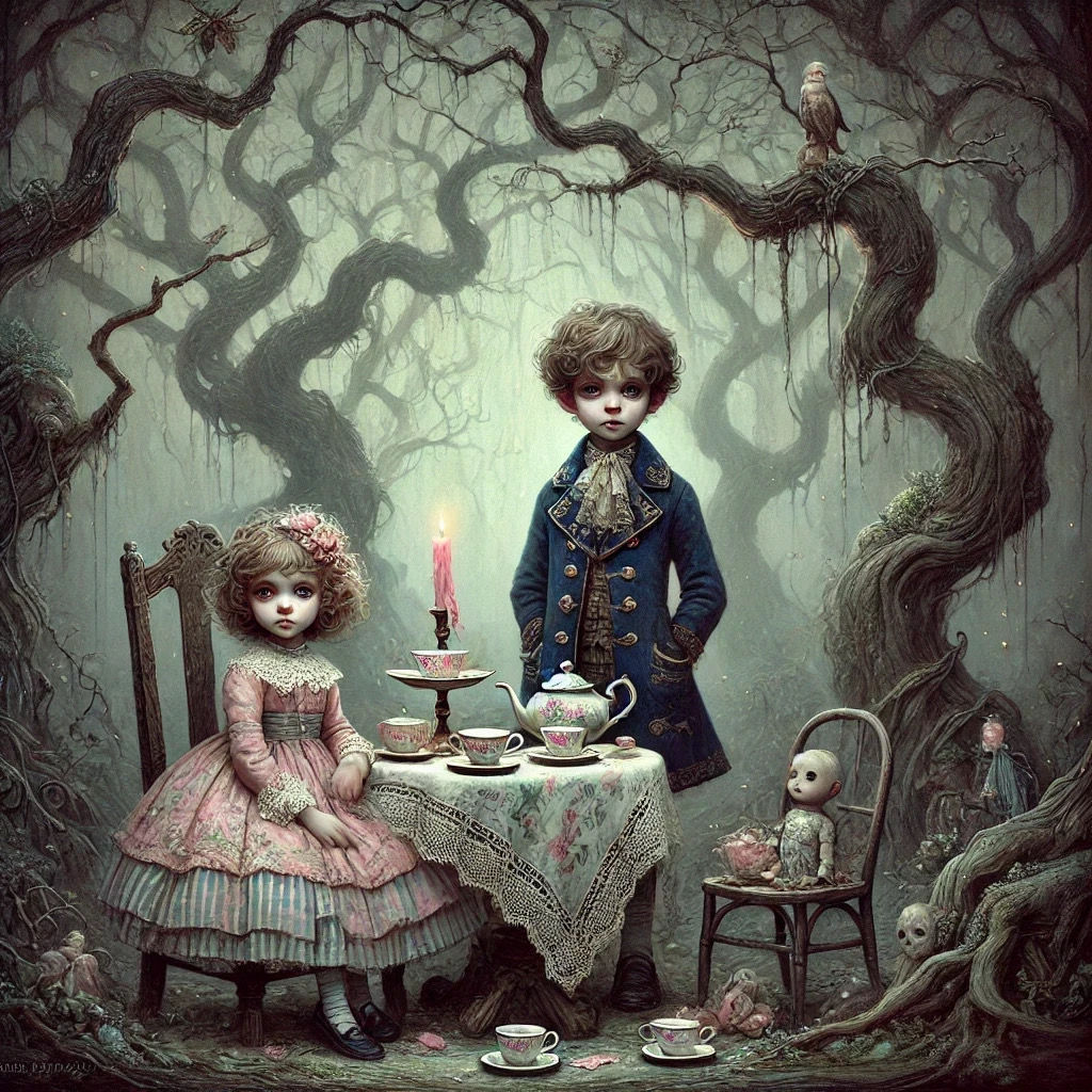Macabre Tea in the Twisted Wood  by @MakerDawg