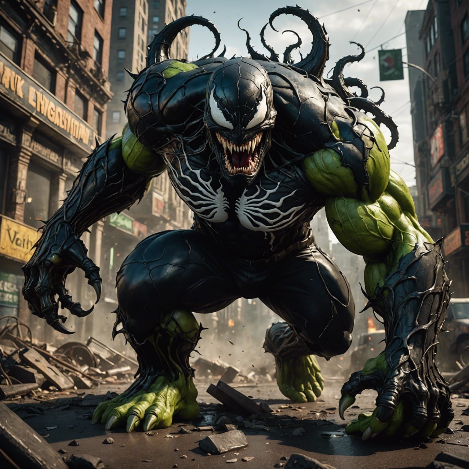 Venom infected Hulk