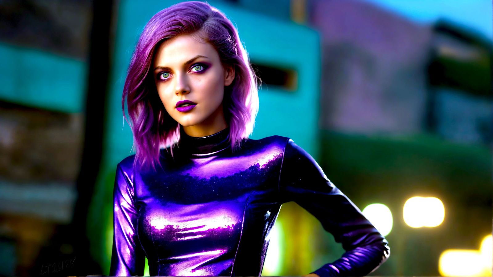 Roxo Paars - Glitter in the air series.