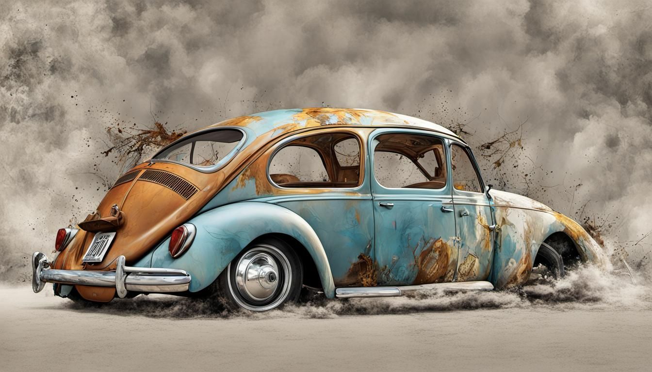 VW beetle II - AI Generated Artwork - NightCafe Creator