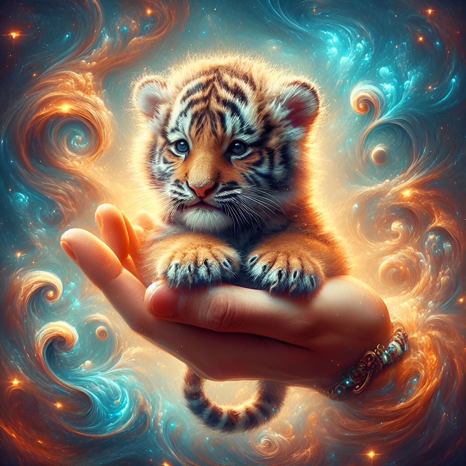 Tiger in my Hand