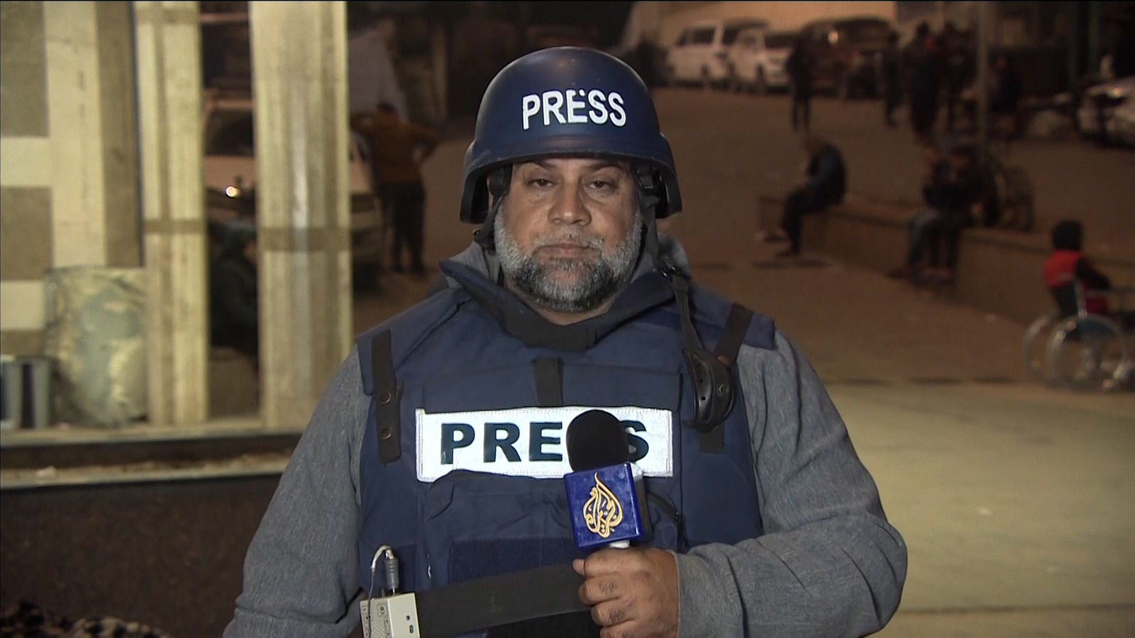 Palestinian Journalist and Aljazeera TV Correspondent ( Wael Al-Dahdouh ) Live from Gaza ( The Israeli IDF has killed hi...