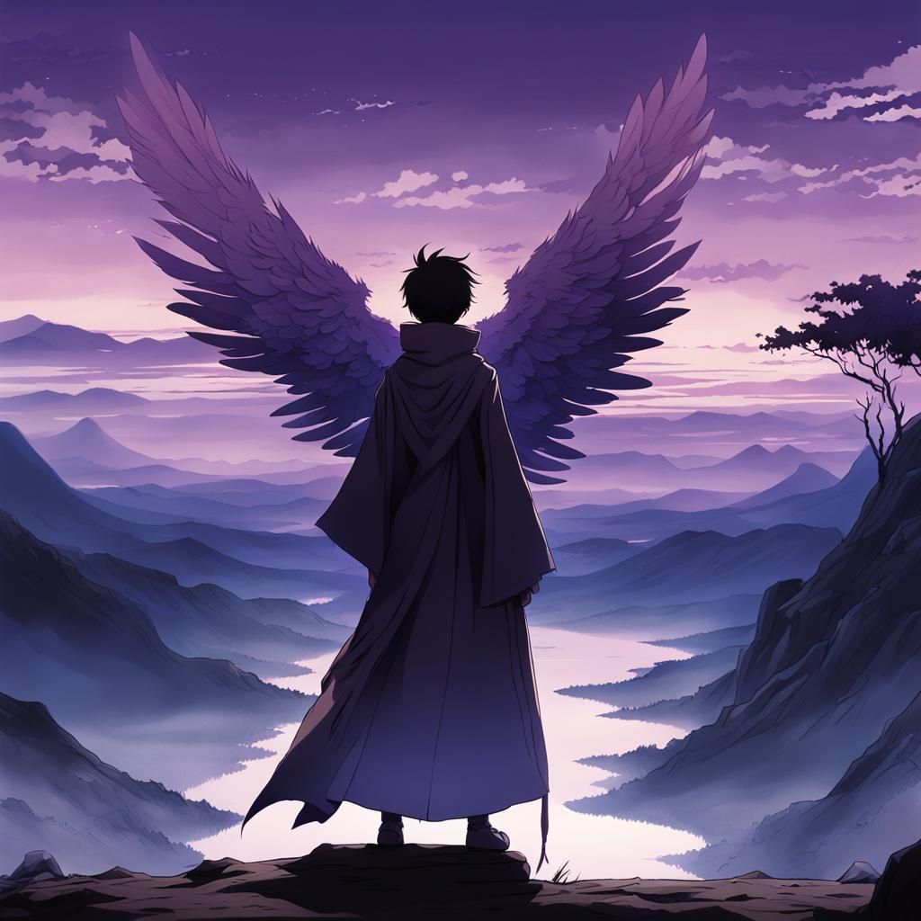 Purple Feathers