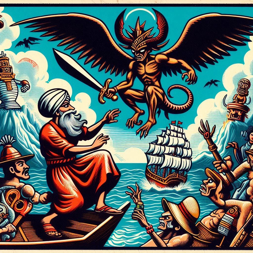 Simbad en los manos del diablo