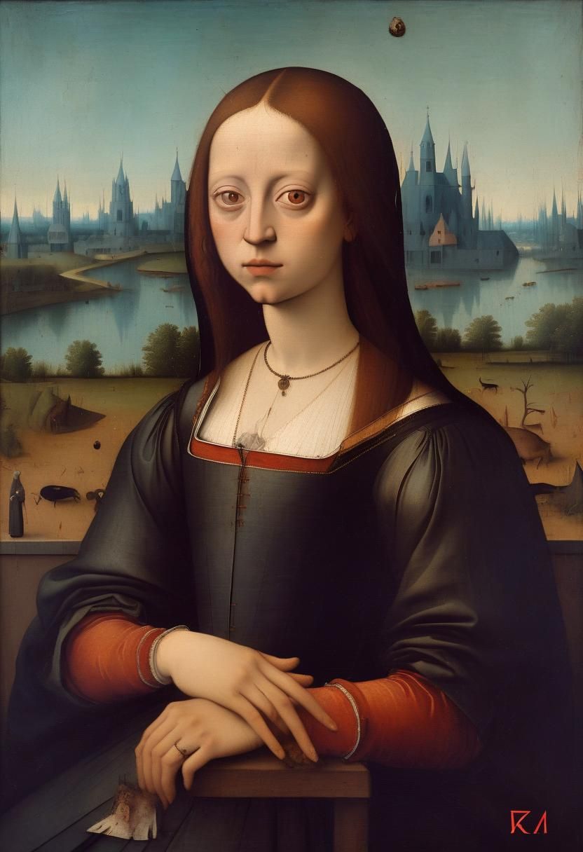 MONA LISA by HIERONYMUS BOSCH in Virtual Utopia XL - AI Generated ...