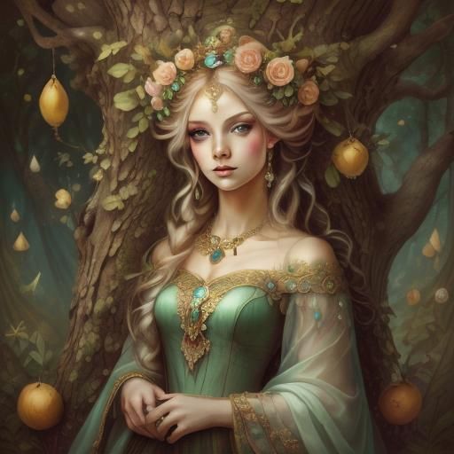 <lora:Fairy portrait:1.0> beautiful Fairy portrait pretty eyes pretty hair pretty clothes 