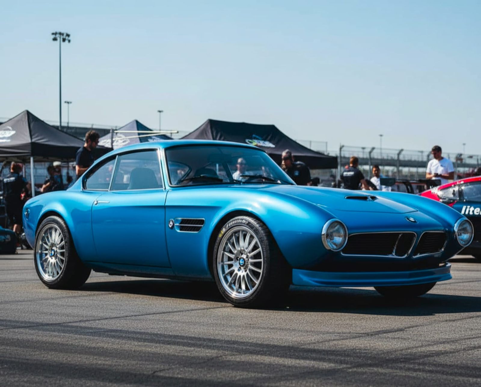 Retro-Mod BMW 507 Makes an Appearance in the Paddock