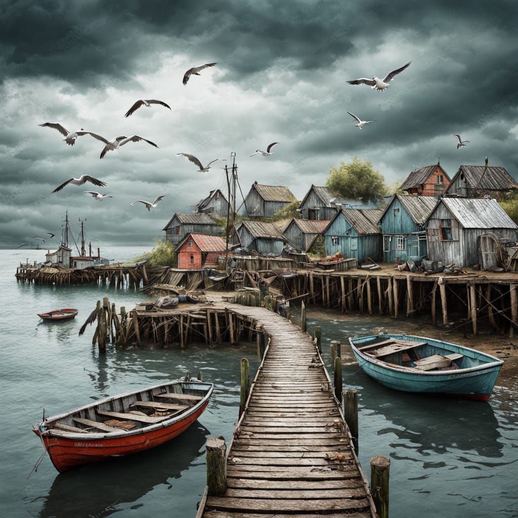 Fishing island (3)  by @dhee noerd