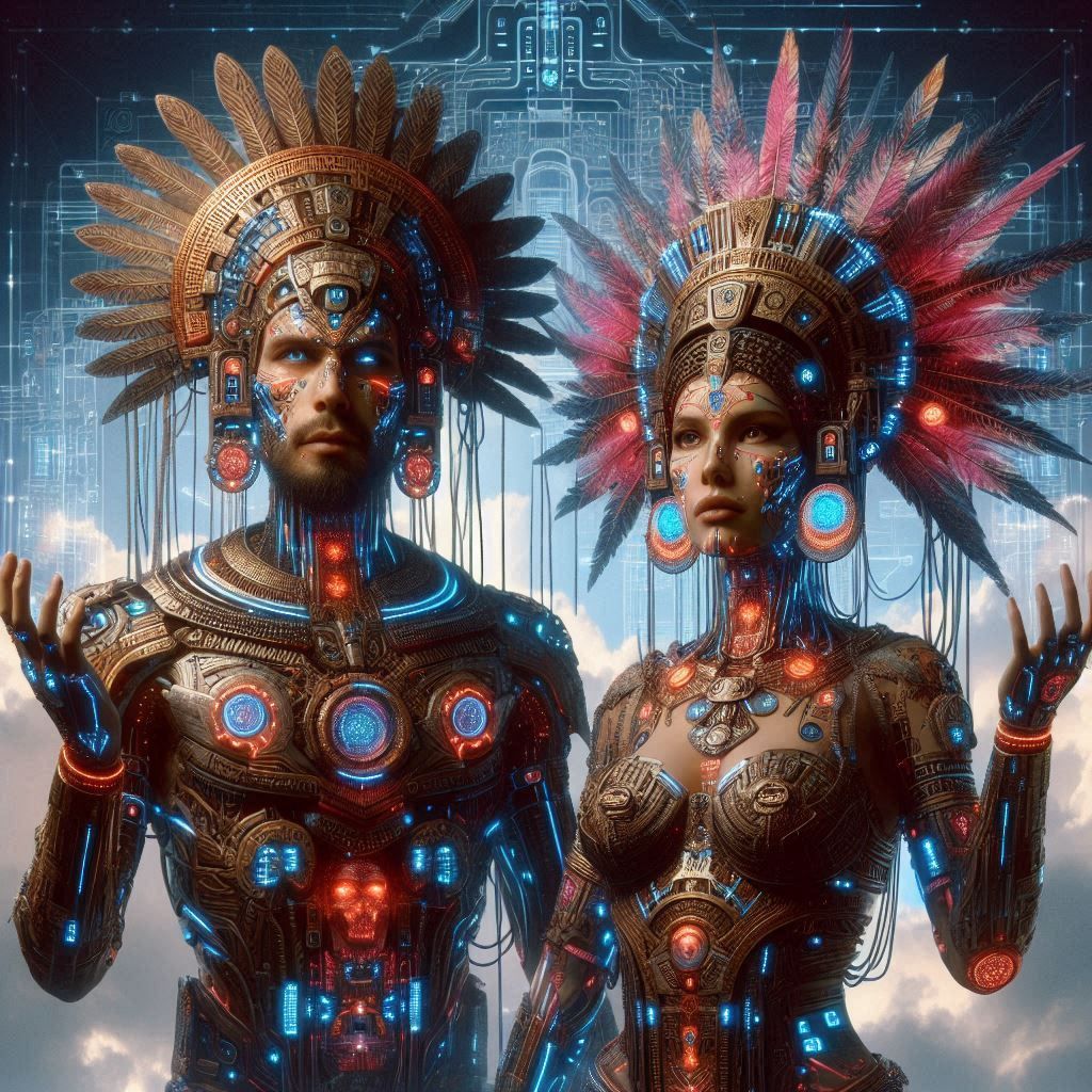 Aztec couple