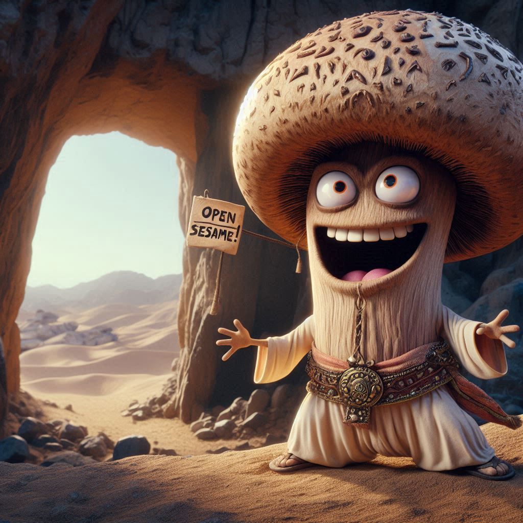 Ali Baba and Magic Mushroom Words