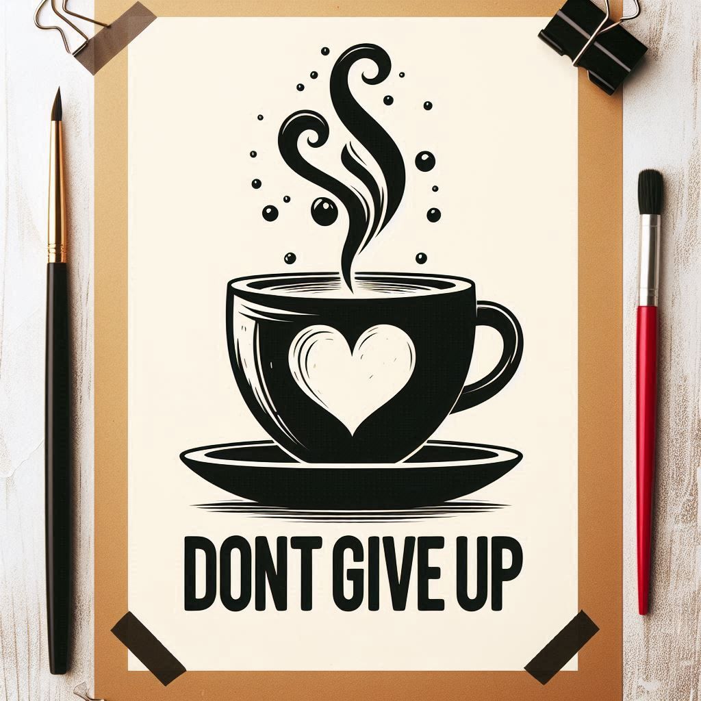 Don't give up, got an empty cup, only love can fill