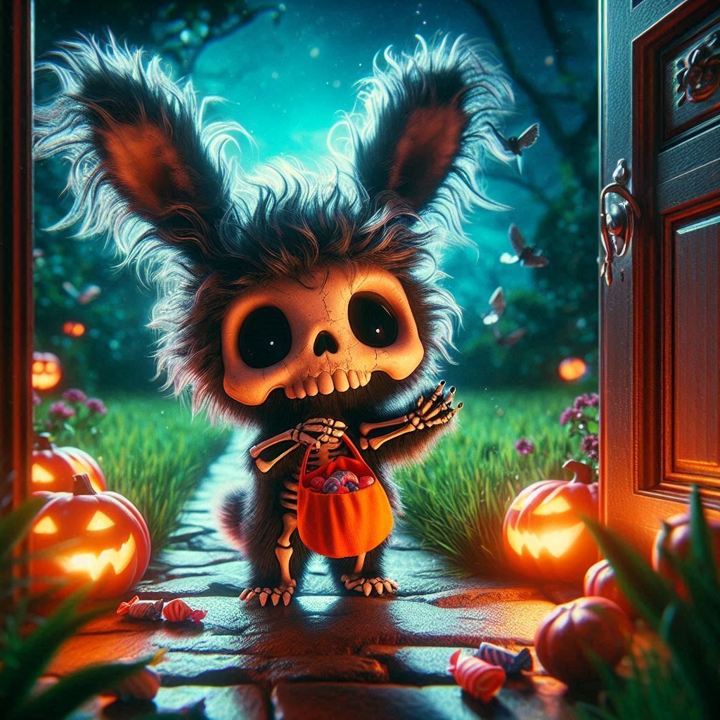 Easter DALL-oween Trick or Treatin'