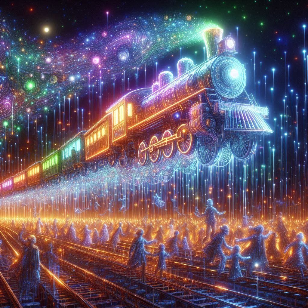 "רכבת השלום "המסלול המואר