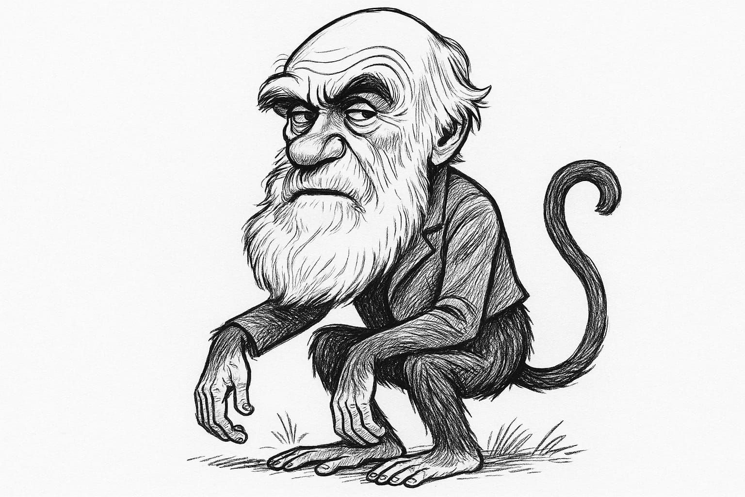 דארווין והקופים