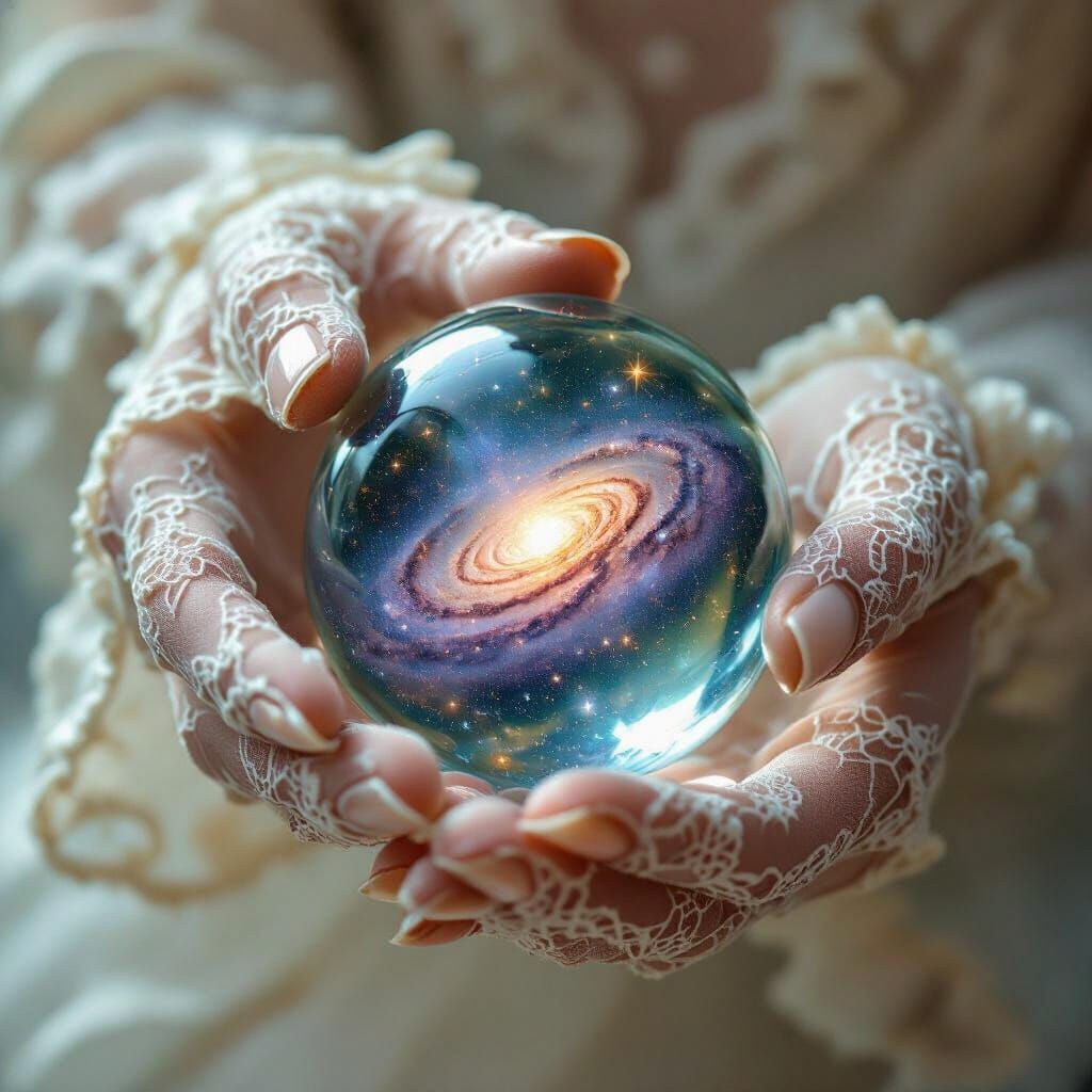 Galaxy in Hand: Surreal Science Fiction Art