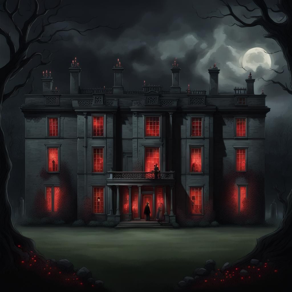 Ghostly English Manor