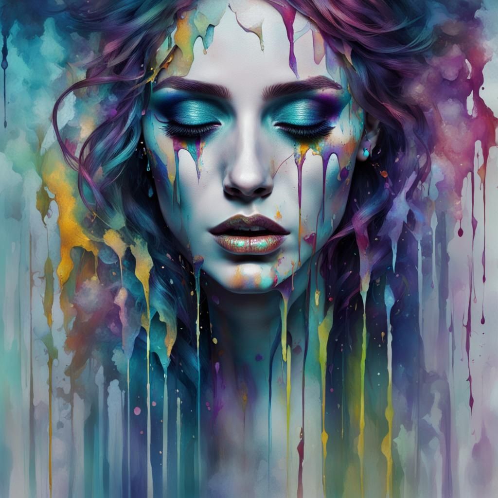 She wailed in color  by @AvoDeciduous