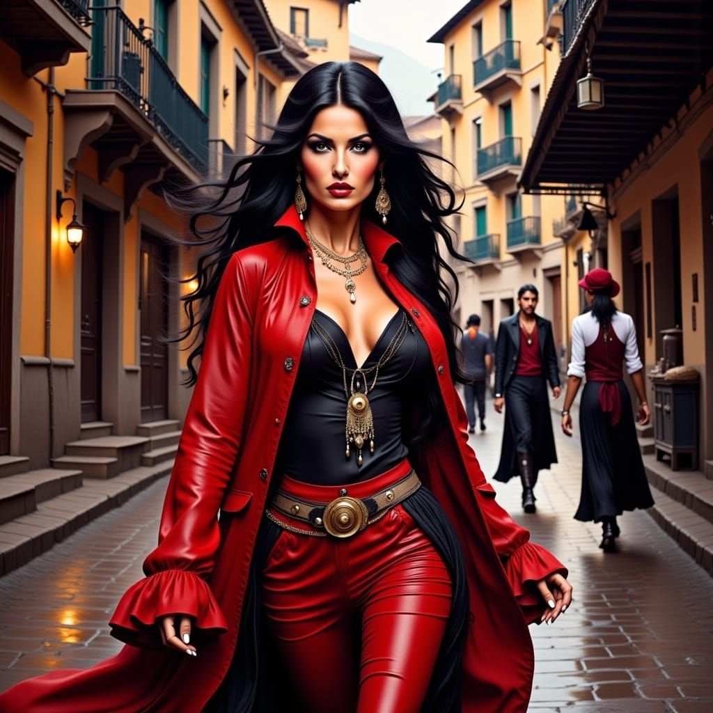 <lora:GypsyStyleFlux:1.0>   