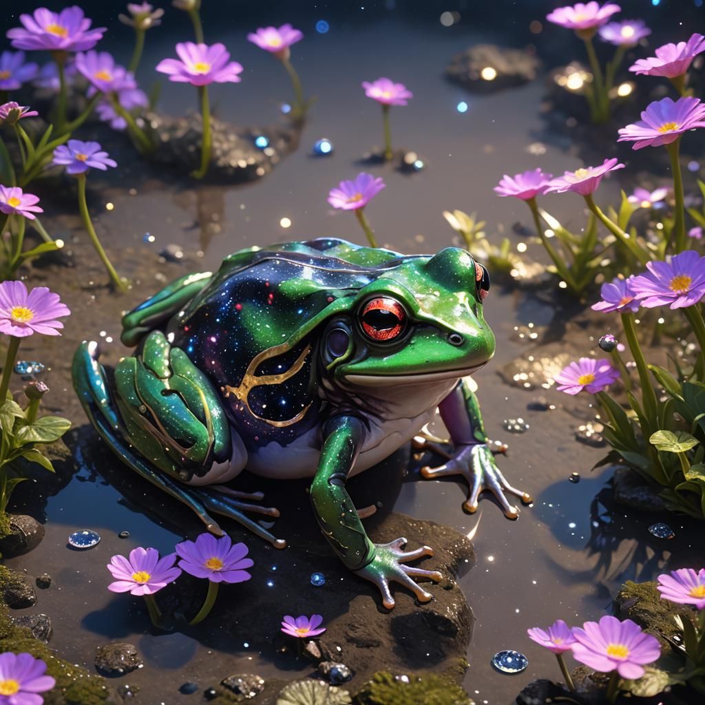 A galaxy frog