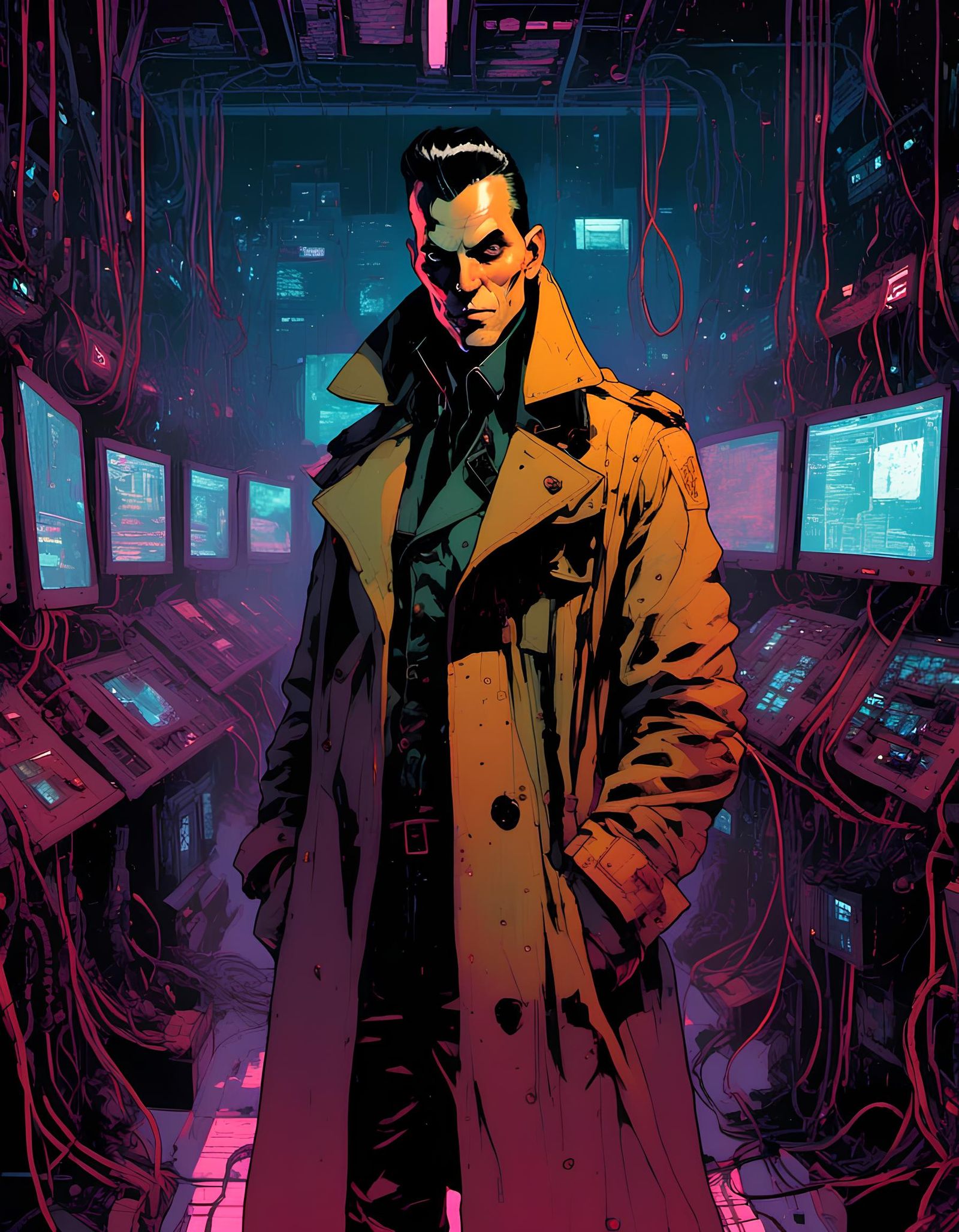 Horrorpunk vampire (upscaled)