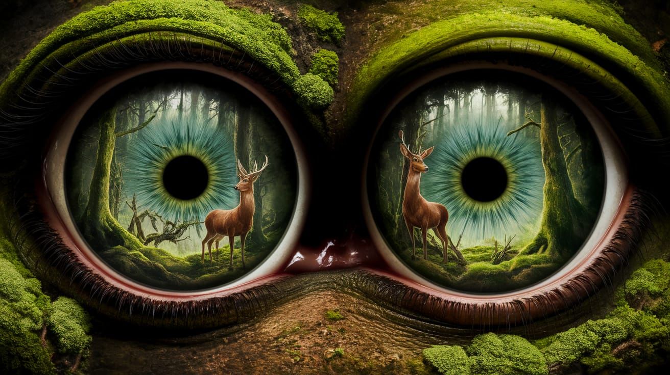 the forest is watching  by @Jane Jay