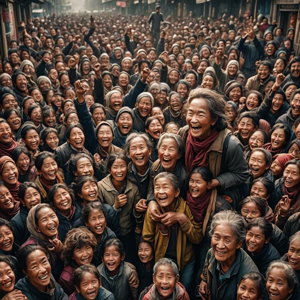 What does happiness look like despite the hardships of life? 