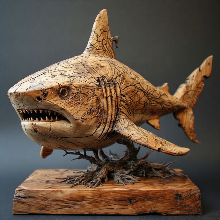 Carved Shark