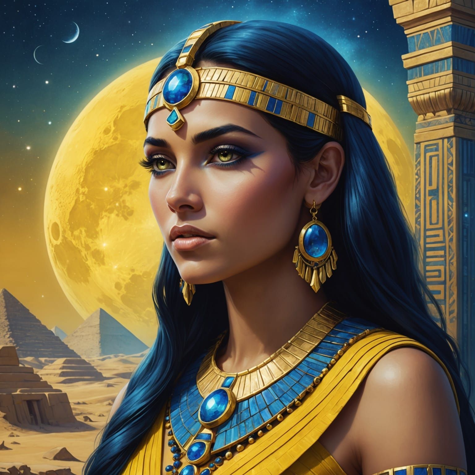 Cleopatra VII, but beautiful - AI Generated Artwork - NightCafe Creator