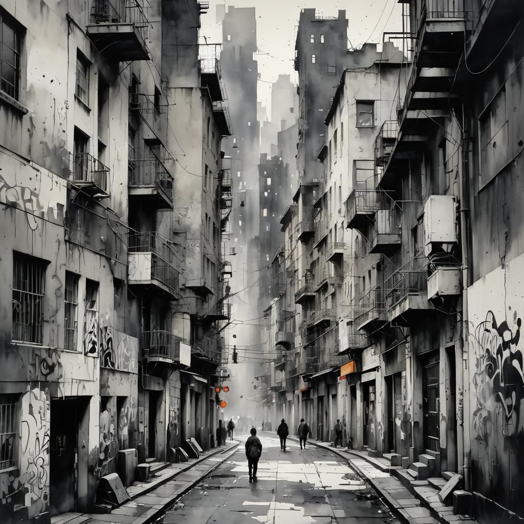 The City's voice itself is soft like Solitude's  in different black & white  by @Mapont
