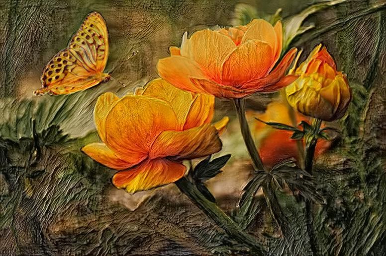 Butterfly & Flower